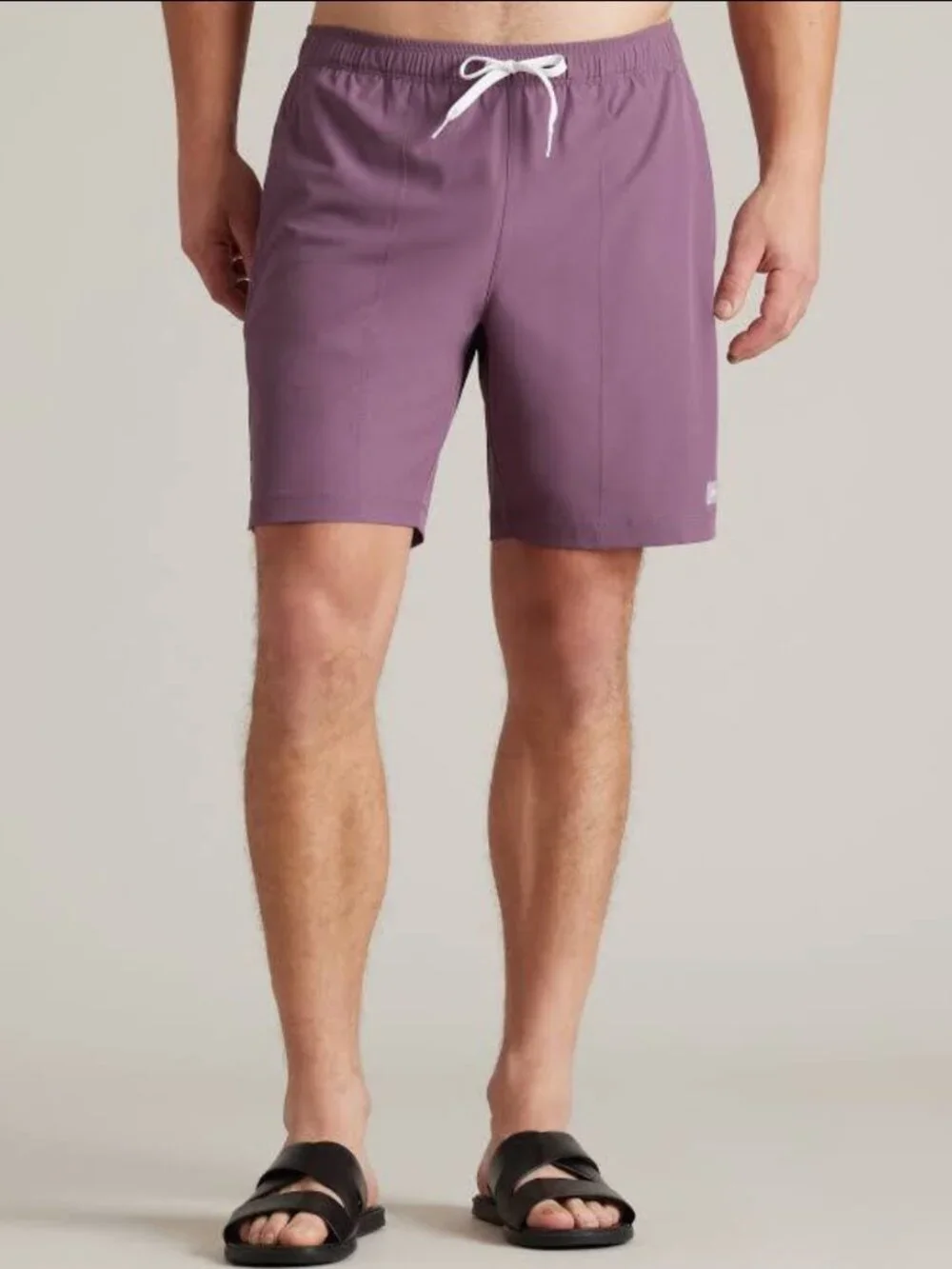 Rhone R&R Swim Trunks Shadow Plum Mens Medium NWOT 7.5” Stretch Swim Short